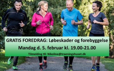 Gratis foredrag: Løbeskader og forebyggelse